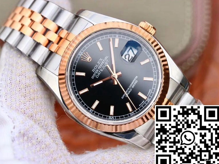 36MM AR Rolex Dial Black Datejust 126231 Factory 1006